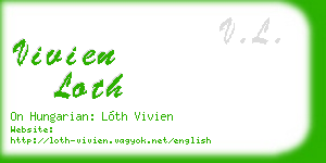 vivien loth business card