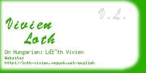 vivien loth business card